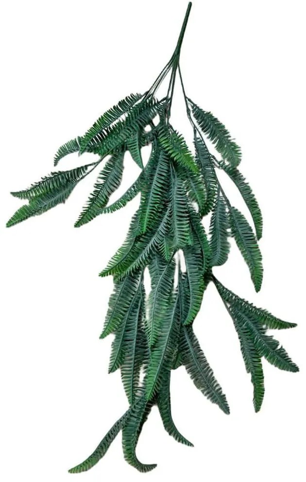 Τεχνητή Κρεμαστή Φτέρη Cinnamon 3871-7 15x2x85cm Green Supergreens Πολυαιθυλένιο