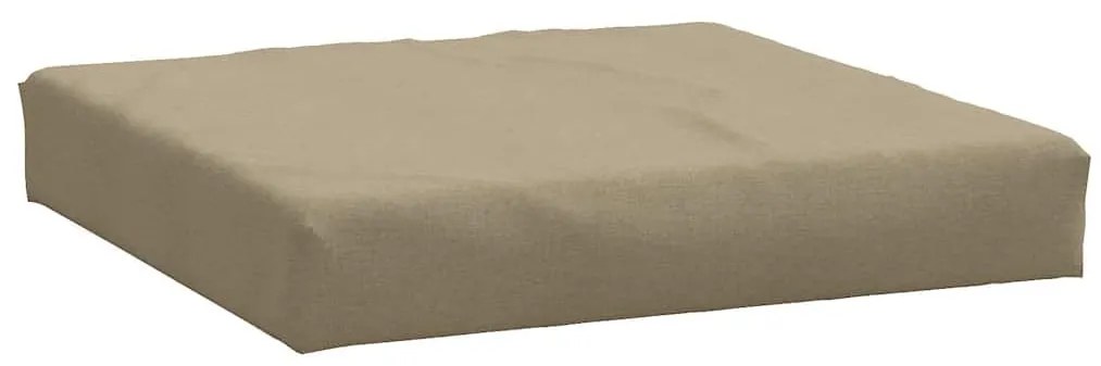 vidaXL Μαξιλάρι Παλέτας Taupe 60x60x9,5 εκ. Ύφασμα