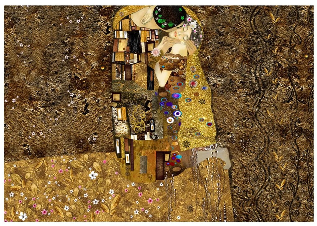 Φωτοταπετσαρία - Klimt inspiration: Golden Kiss 100x70