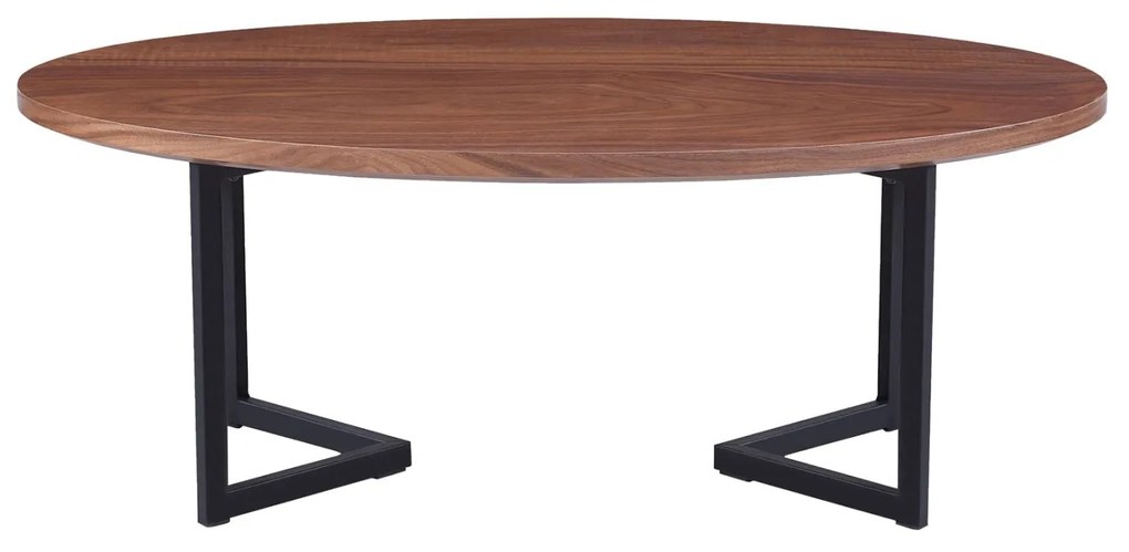 Τραπεζάκι σαλονιού C9468.02 MDF με Καπλαμά Ξύλο Φράξου 120x60x45,5Yεκ. 120x60x45.5 εκ.