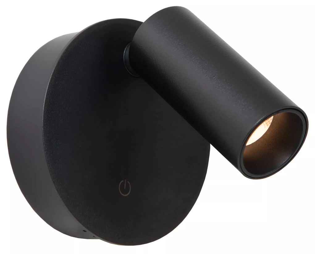 Φωτιστικό Επίτοιχο Lucide 29933-02-30 TONI Μαύρο Ματ (Black Mat) 2700 K