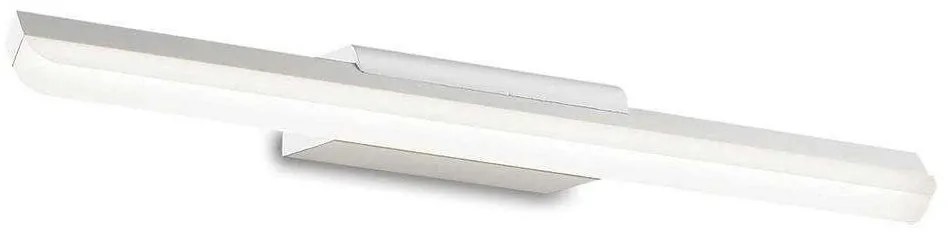 Φωτιστικό Τοίχου-Απλίκα Riflesso 142296 42x4x9cm LED 11W 3000K IP44 White Ideal Lux Metal, Plastic