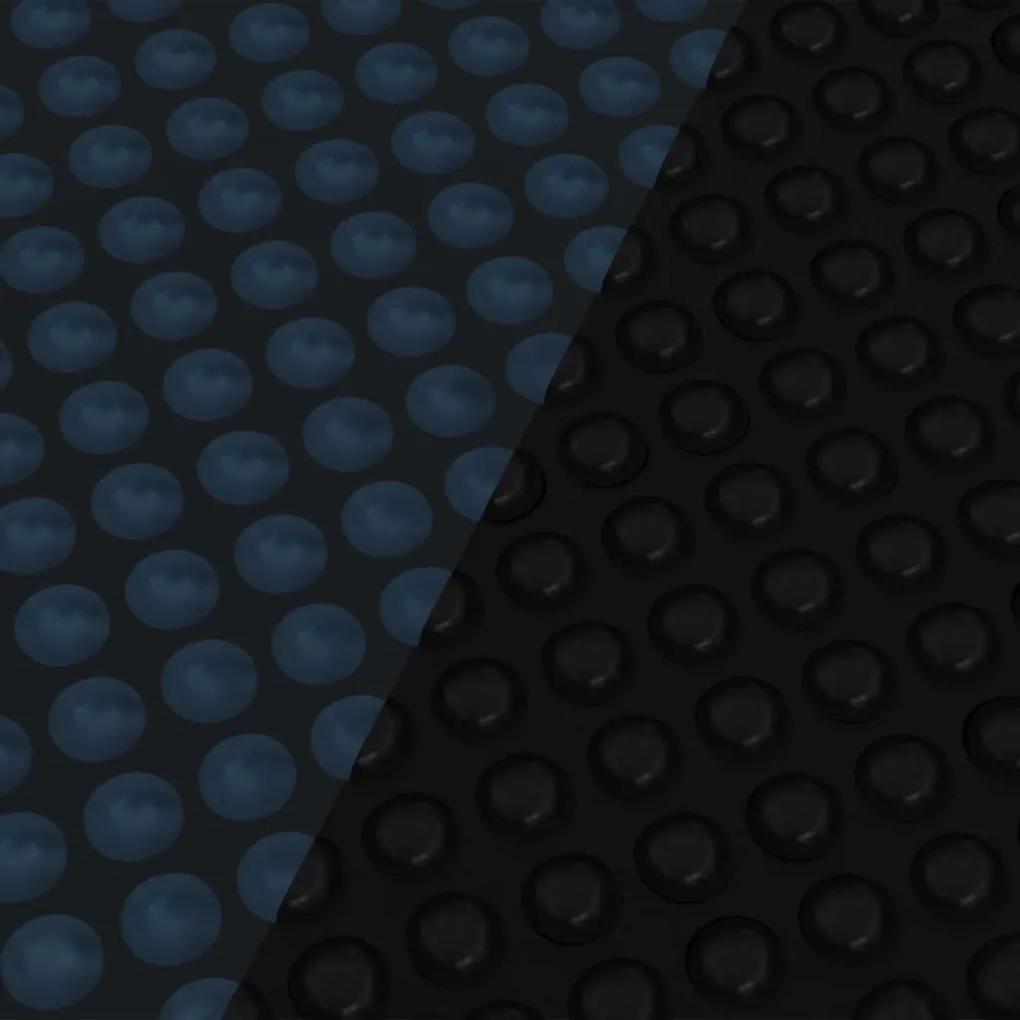 vidaXL Κάλυμμα Πισίνας Ηλιακό Μαύρο/Μπλε 400x200 εκ. από Πολυαιθυλένιο