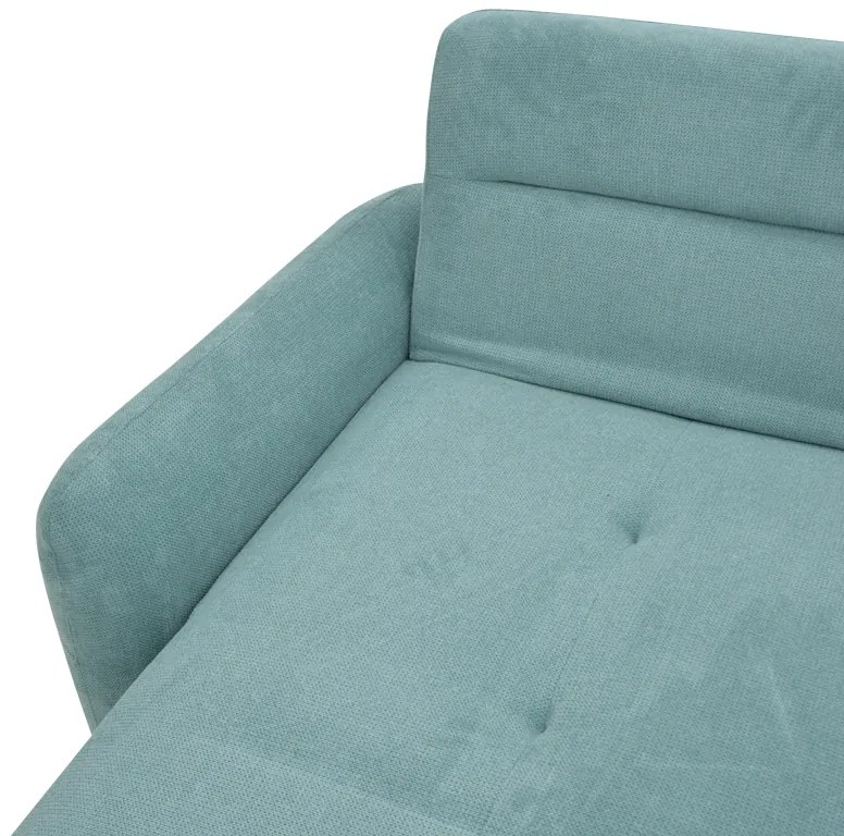 Γωνιακός καναπές Inspired pakoworld αναστρέψιμος ύφασμα μέντα 293x80x142εκ
