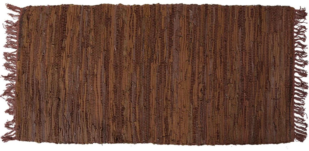 Δερμάτινο Χαλάκι (70x140) San Lorentzo Flat Brown
