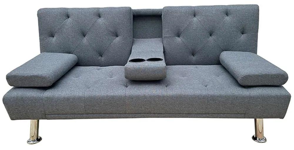Καναπές - Κρεβάτι Rest 40.0157 168x88cm Grey
