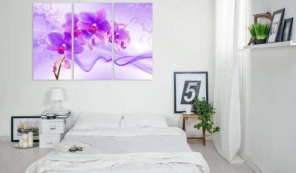 Πίνακας - Ethereal orchid - violet 120x80