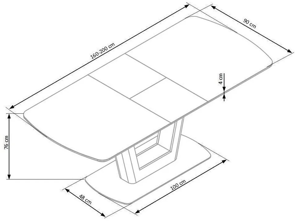 Σετ τραπεζαρίας Houston 723, 76x90x160cm, 147 kg, Αριθμός θέσεων: 4, Γωνιακό | Epipla1.gr