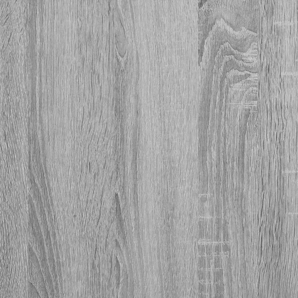 Κομοδίνα Επιτοίχια Γκρι Sonoma 45x26x28,5 εκ. - Γκρι