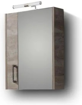 Σετ Έπιπλο Μπάνιου SAVINA 55 Natural Oak 55x46x160 εκ.