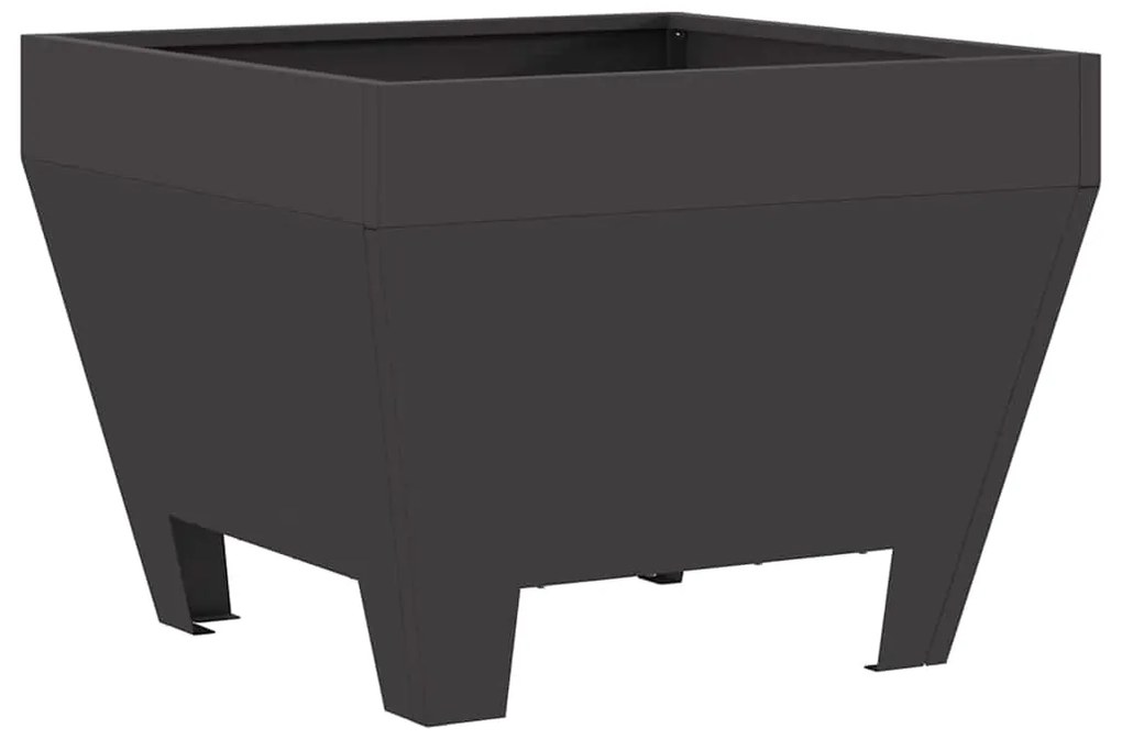 vidaXL Φωτιά Μαύρο 50 x 50 x 38 εκ. Κρύα έλαση από χάλυβα