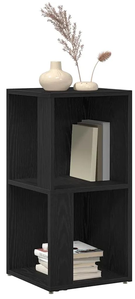 vidaXL Γωνιακό Ντουλάπι Μαύρη Δρυς 33x33x67 εκ Επεξεργασμένο Ξύλο