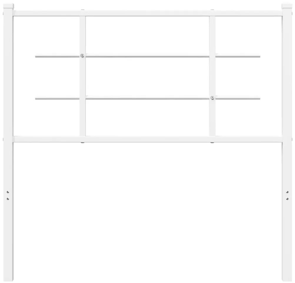 vidaXL Κεφαλάρι Λευκό 100 εκ. Μεταλλικό