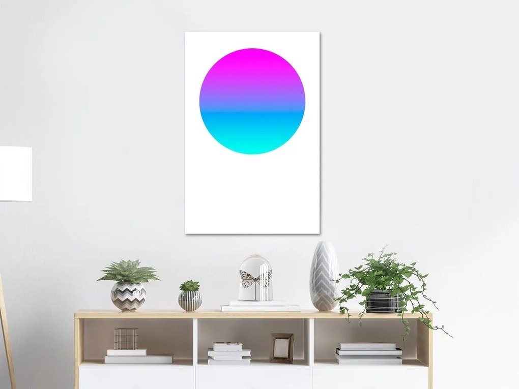 Πίνακας - Colourful Circle (1 Part) Vertical - 80x120