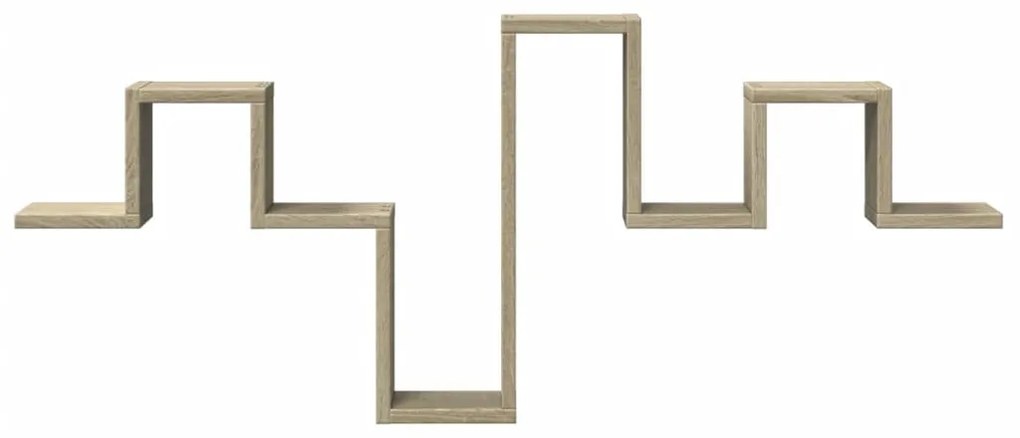 vidaXL Ράφι Τοίχου Sonoma Δρυς 104,5x10x43 εκ. από Επεξεργασμένο Ξύλο