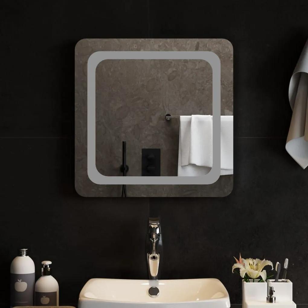 Καθρέφτης Μπάνιου με LED 50x50 εκ. - Διαφανές