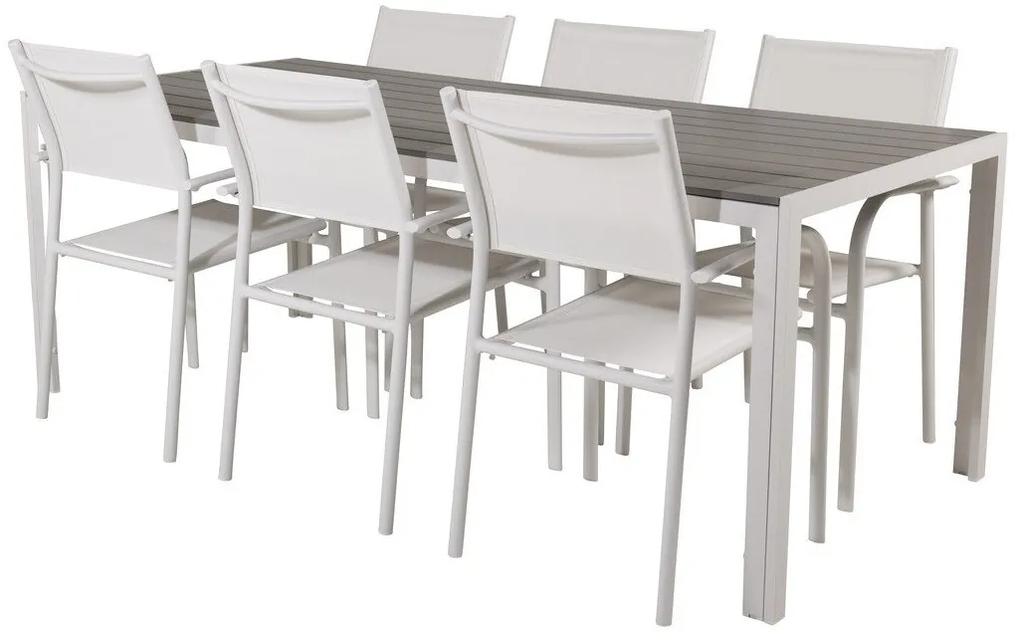 Σετ Τραπέζι και καρέκλες Dallas 2327, Polyξύλο, Ύφασμα, Μέταλλο | Epipla1.gr