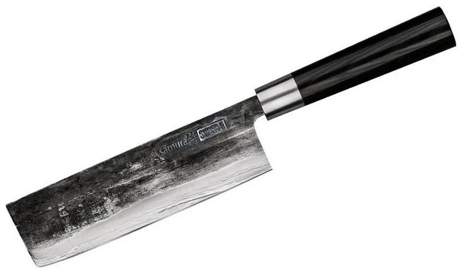 Μαχαίρι Nakiri Super 5 SP5-0043 18cm Black Samura Stainless Steel