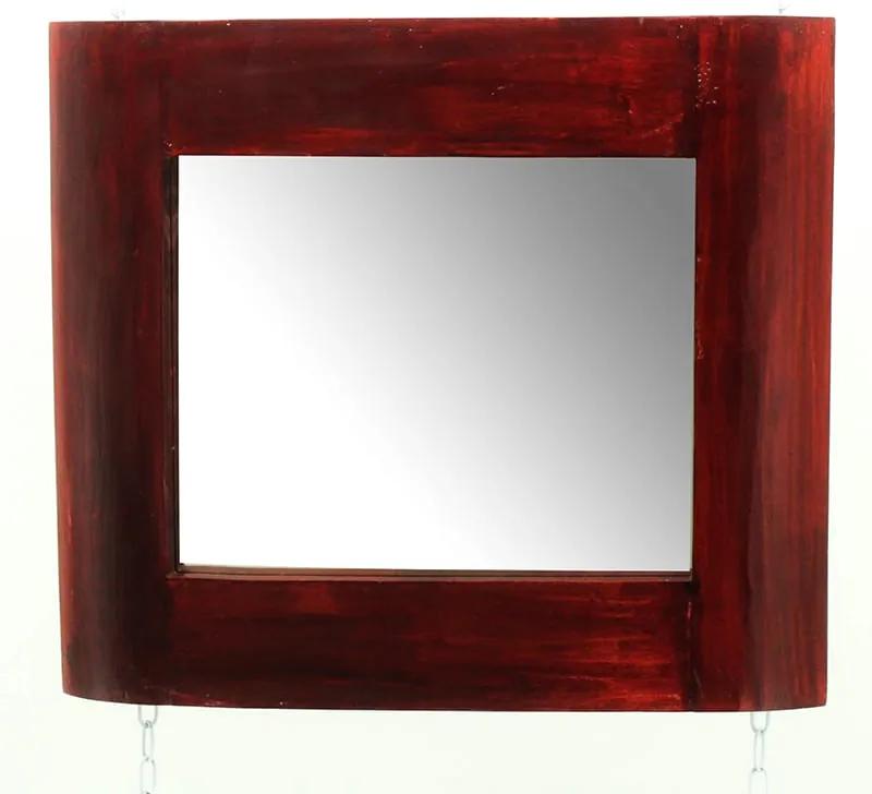Artekko Strovloikt Καθρέπτης Κόκκινος (80x7x60)cm