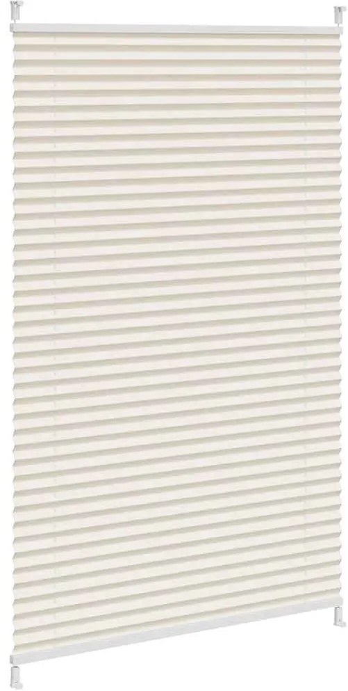 vidaXL Σύστημα Σκίασης Πλισέ Κρεμ 70 x 150 εκ.