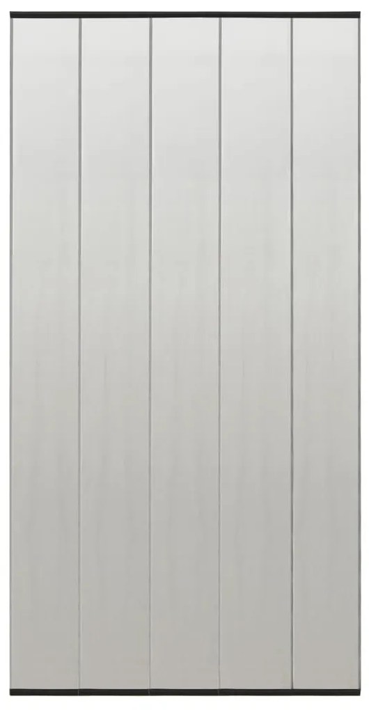 vidaXL Σήτα Πόρτας Κουρτίνα 5 Τεμαχίων Μαύρη 120 x 240 εκ.