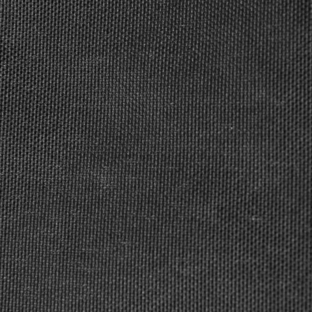 Διαχωριστικό Βεράντας Ανθρακί 75 x 600 εκ. από Ύφασμα Oxford - Ανθρακί