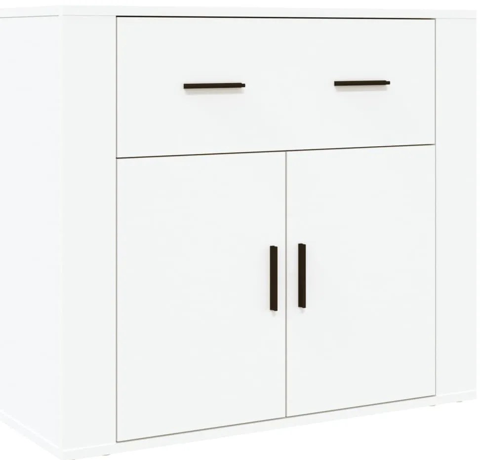 vidaXL Ντουλάπι Λευκό από Επεξεργασμένο Ξύλο