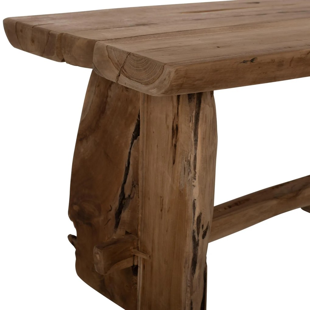 Παγκάκι YEDI C9347 Μασίφ Ξύλο Teak Φυσικό 80x40x44 εκ. 80x40x44 εκ.