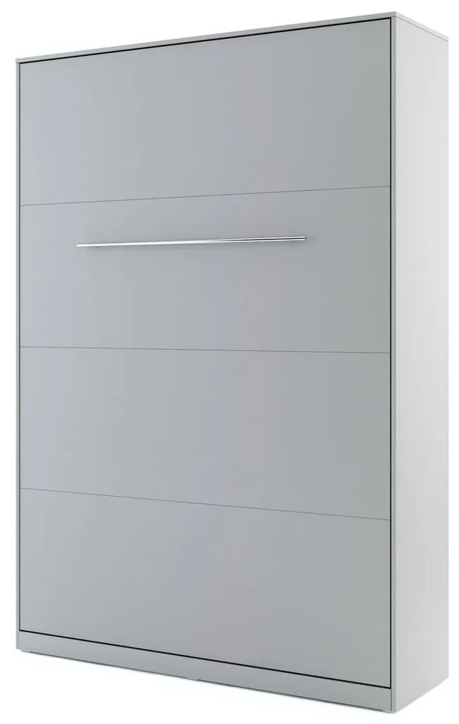Σετ επίπλων Concept Pro Lenart AH145, Γκρι, Πλαστικοποιημένη μοριοσανίδα, Τάβλες για Κρεβάτι, 140x200, Με κρεβάτι, Με πρόσθετο εξοπλισμό, Ενιαίος, Διπλό