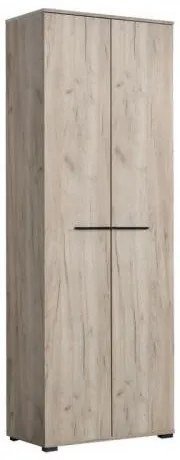 ΣΤΟΙΧΕΙΟ ΣΥΝΘΕΣΗΣ LORCA GREY OAK / ΜΑΥΡΟ 67.5*40*195 11008354