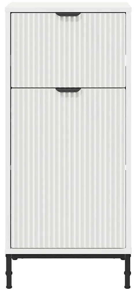 vidaXL Ντουλάπι Μπάνιου Υψηλής γυαλάδας λευκό 39,5 x 36 x 88 εκ