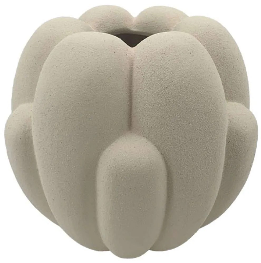 Βάζο 24-15-50054 24,5x23cm Light Brown Marhome Ceramic