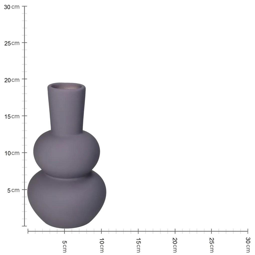 Βάζο Λιλά Δολομίτης 10.7x10.7x19.7cm - 05150297 - 05150297