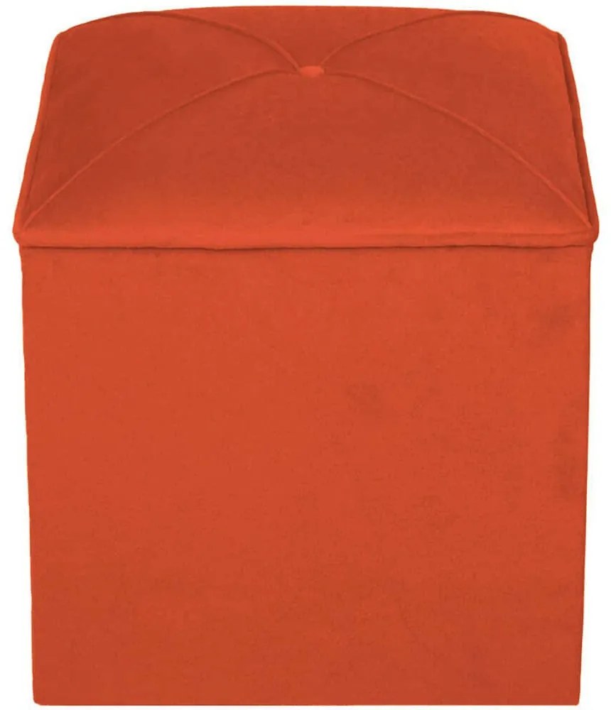 Σκαμπό Boise 558ZEN1383 40x40x43cm Tile Red