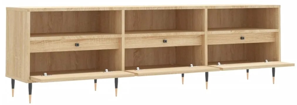 vidaXL Έπιπλο Τηλεόρασης Sonoma Δρυς 150x30x44,5 εκ. Επεξ. Ξύλο