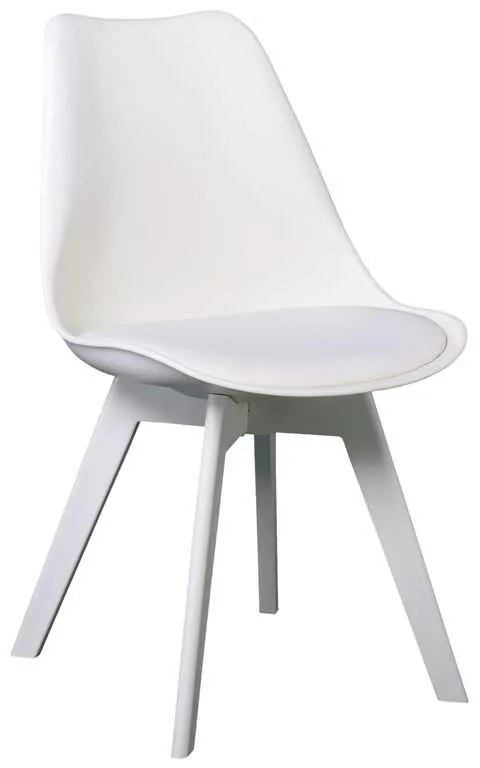 Καρέκλα Martin II PP Λευκό Συσκ.2τμχ (Ποδί PP) 49x56x83cm