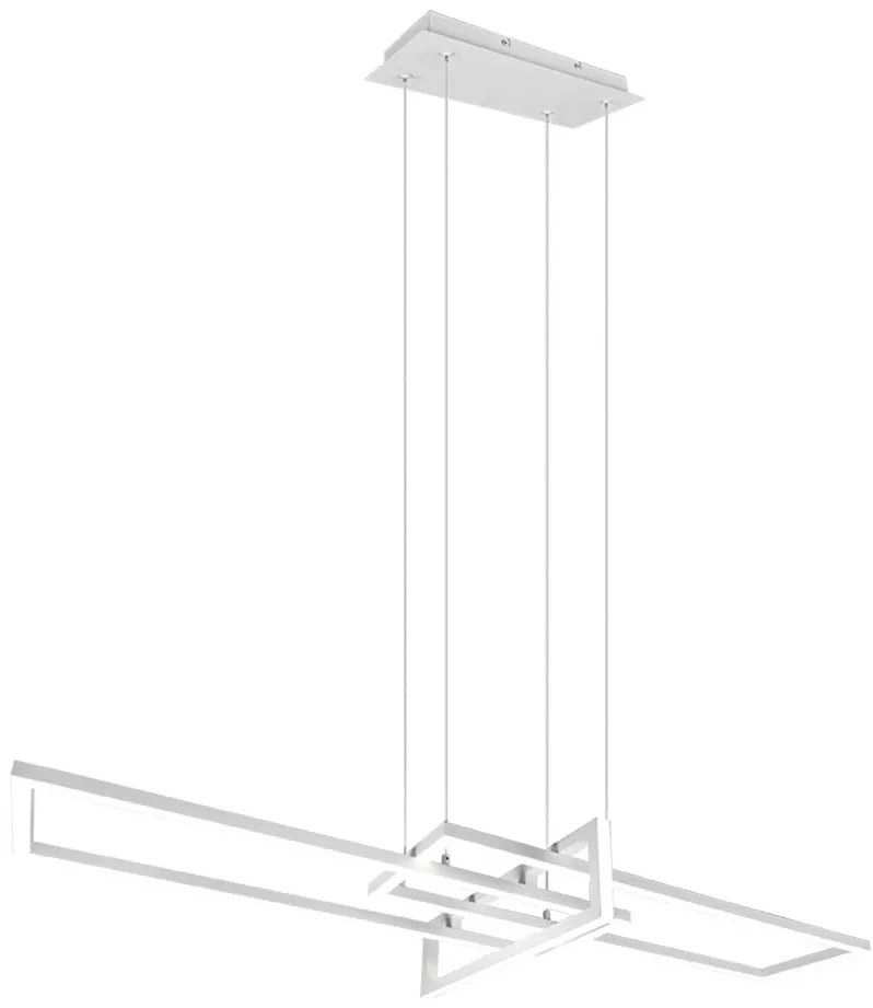 Φωτιστικό Κρεμαστό Trio Lighting Salinas 320310331 Λευκό Ματ (4000K)