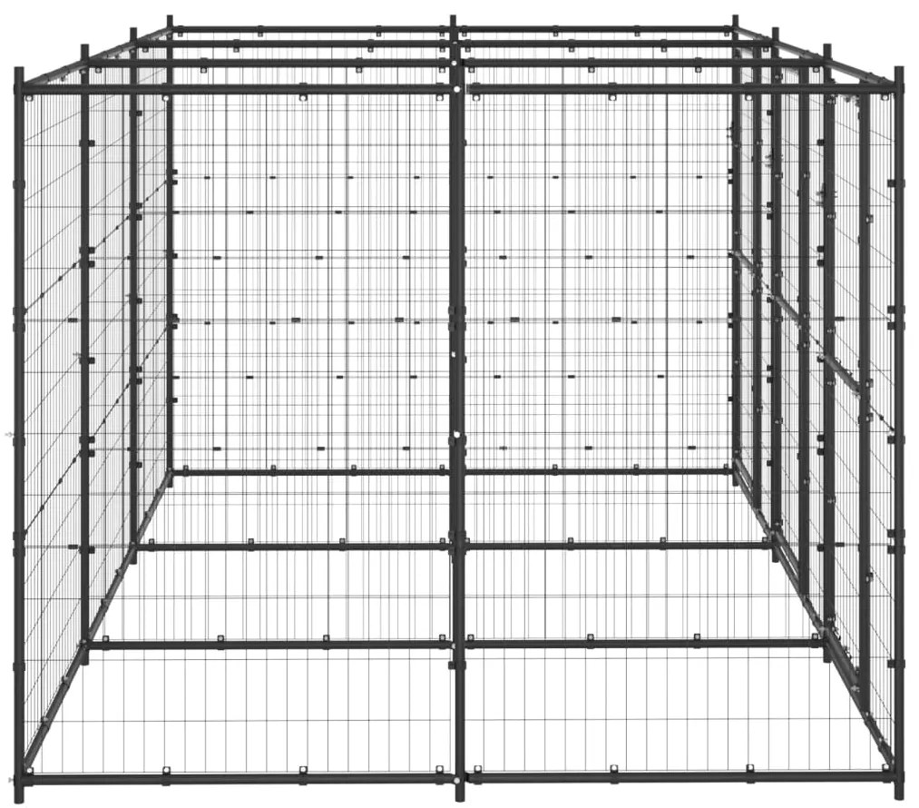 vidaXL Κλουβί Σκύλου Εξωτερικού Χώρου 7,26 μ² από Ατσάλι