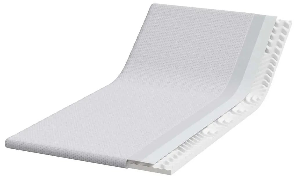 vidaXL Στρώματα Λευκό 120 x 200 cm 100% ύφασμα πολυεστέρα με τζακάρ
