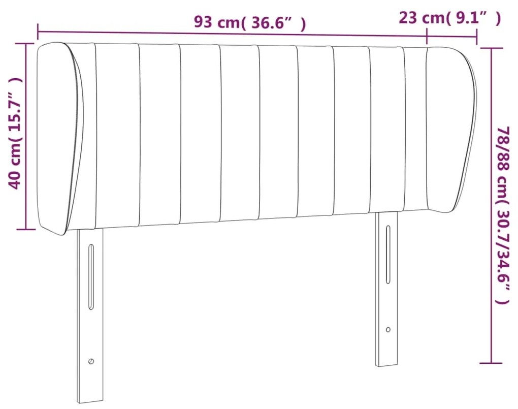 ΚΕΦΑΛΑΡΙ ΜΕ ΠΤΕΡΥΓΙΑ TAUPE 93X23X78/88 ΕΚ. ΥΦΑΣΜΑΤΙΝΟ 3117368