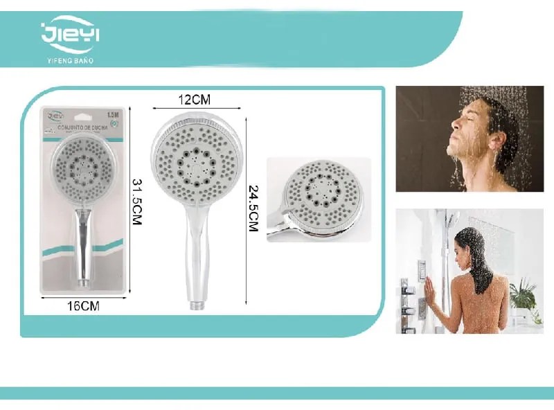 Jieyi Σετ Τηλέφωνο Κεφαλή Ντους Μπάνιου - Shower Head