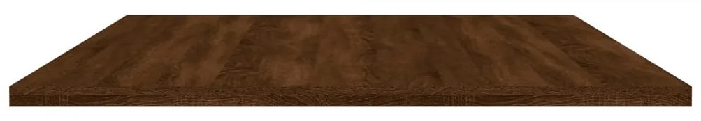 vidaXL Ράφια Τοίχου 4 τεμ. Καφέ Δρυς 100x50x1,5 εκ. από Επεξεργ. Ξύλο