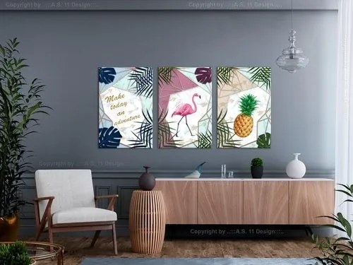 Πίνακας - Tropical Triptych (3 Parts) - 120x60