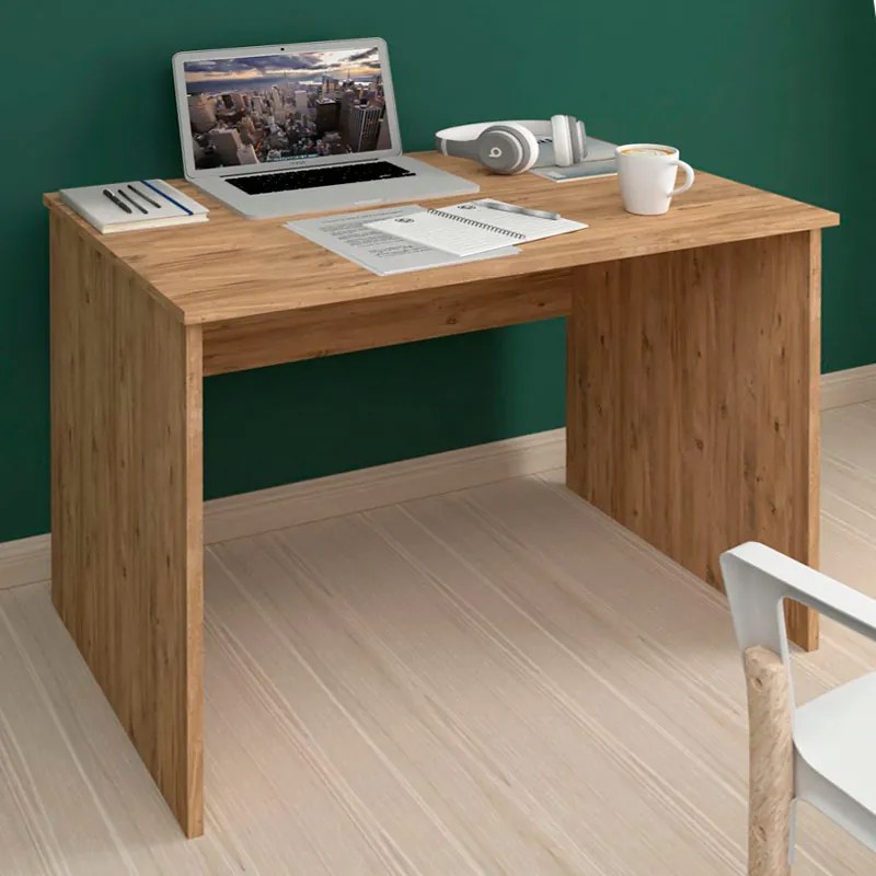 Γραφείο εργασίας Kalen Megapap από μελαμίνη χρώμα pine oak 90x60x74εκ. - GP041-0013,2 - GP041-0013,2