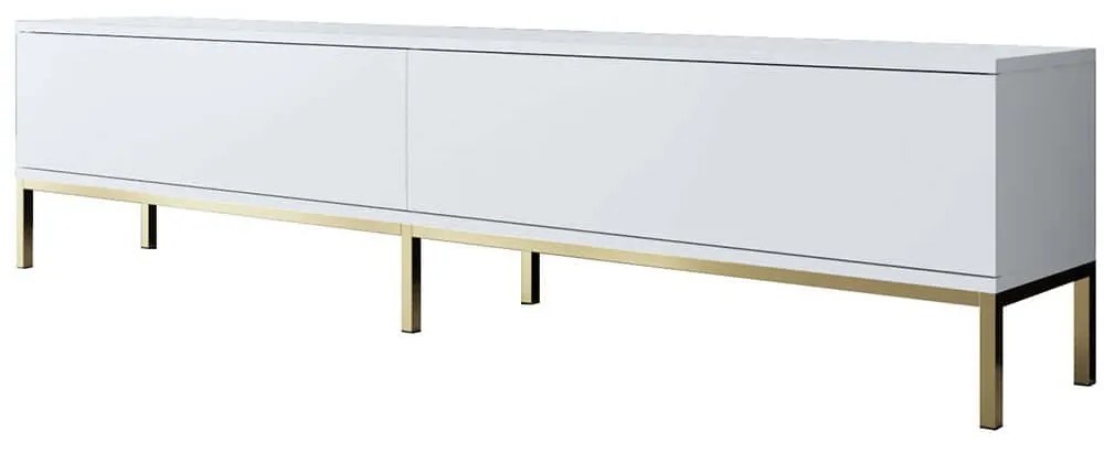 Έπιπλο Τηλεόρασης Lord 618BLY1199 180x30x47cm White-Gold