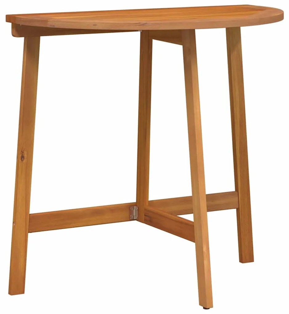 vidaXL Σετ μπιστρό με μαξιλάρι 3 pcs Φυσικό Λάδι Στερεό Ξύλο Ακακίας