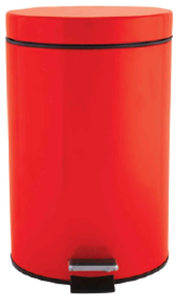Κάδος Απορριμμάτων 7lt 05382.001 Red Metal