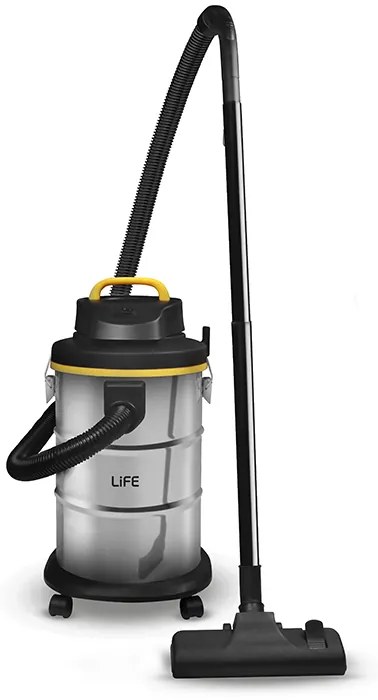 Life 221-0123 Cleanmaster Σκούπα Υγρών / Στερεών 1400W με Κάδο 25lt