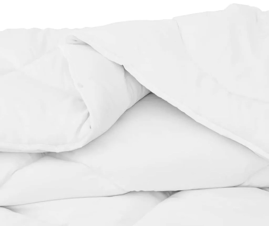 vidaXL Σετ Παπλωμάτων 3 pcs Λευκό Μικροΐνες και Φτερά Από Πούπουλο