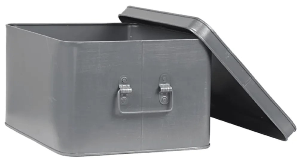 LABEL51 Κουτί Αποθήκευσης Media Χρώμα Αντικέ Γκρι 35 x 27 x 18 εκ. XL